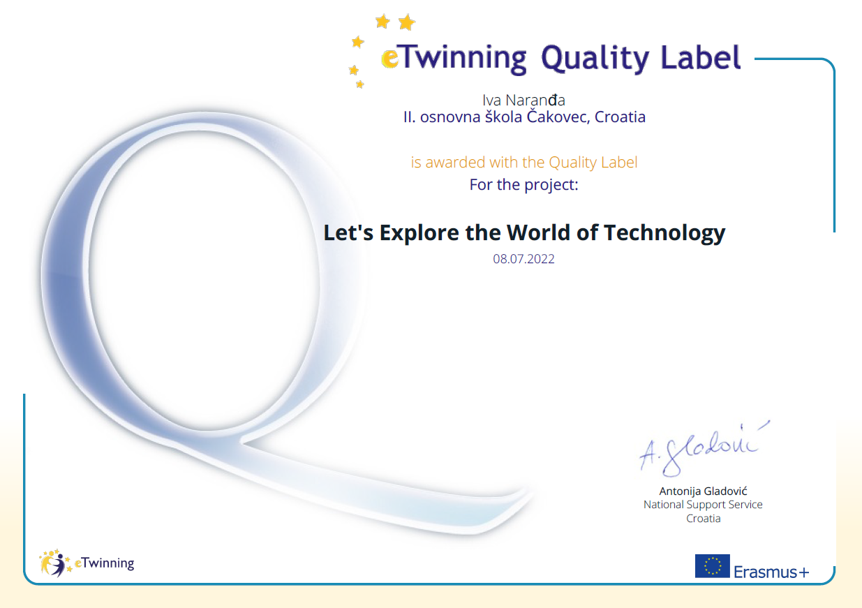 eTwinning Oznaka kvalitete - Quality Label